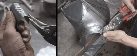 fabricating a helmet peice in metal|SkillCoach .